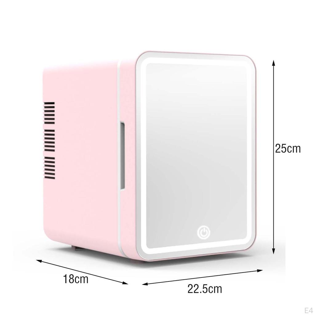 Mini Fridge 4L Multifunction Food Portable Cooling for Home Dorm Room Office White