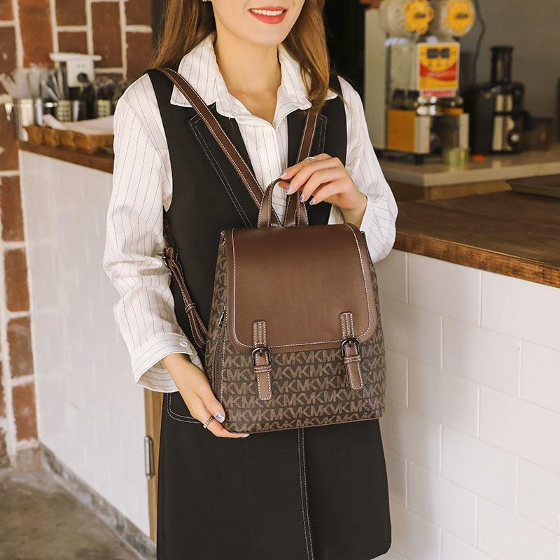 Рюкзак женский модный легкий в использовании большой емкости с принтом противоугонный дорожный рюкзак школьный