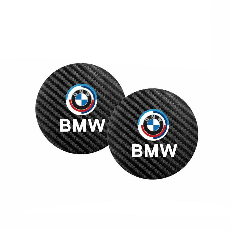 NEW Valve Caps For BMW M F20 E60 G30 G32 G05 G06 Performance G26 F40 E39 2Pcs Car Waterproof Coaster Non Slip Water Cup Pad Mat HX9