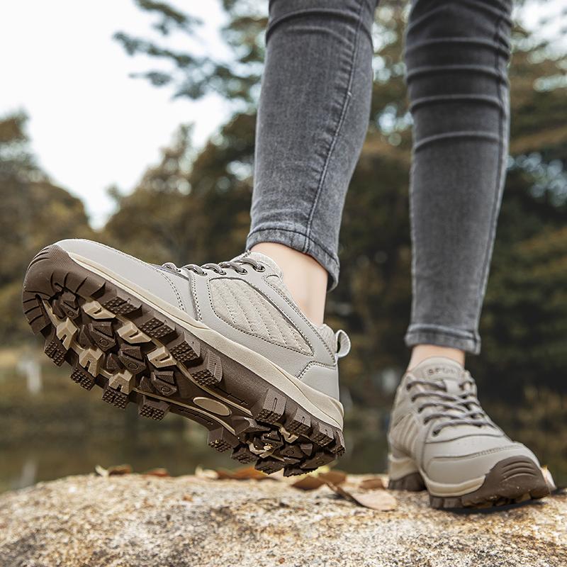 Женские низкие кроссовки для хайкинга с высокой воздухопроницаемостью и мягкой подошвой для активного отдыха