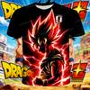 Футболка Dragon Ball Мужская Оверсайз футболка Детские Топы Футболка Аниме Фигурки Сон Гоку Супер Сайян Летние Мужские Футболки Женская одежда