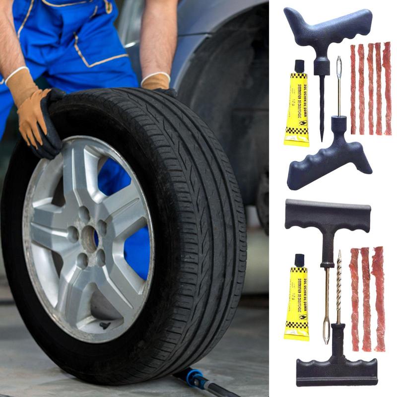 Tire Plug Repair Kit Professional Flat Tire Repair Kit Strong Adhesion Tire Repair Kit Tool Tire Patch Kit For Car Tire Plug