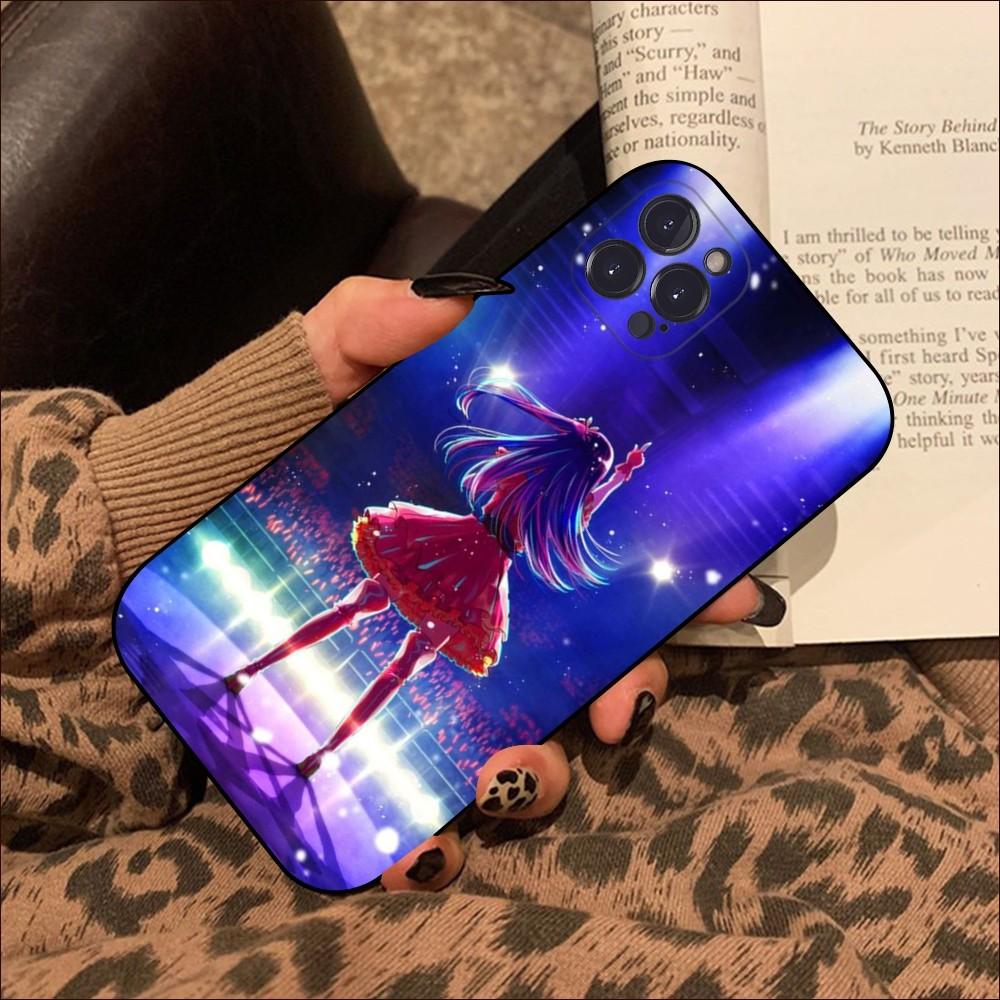 Чехол для телефона с изображением Аниме Оши но Ко Хосино Ай Для iPhone 15 14 11 12 13 Mini Pro XS Max Чехол 6 7 8 Plus X XR SE 2020 Funda Shell