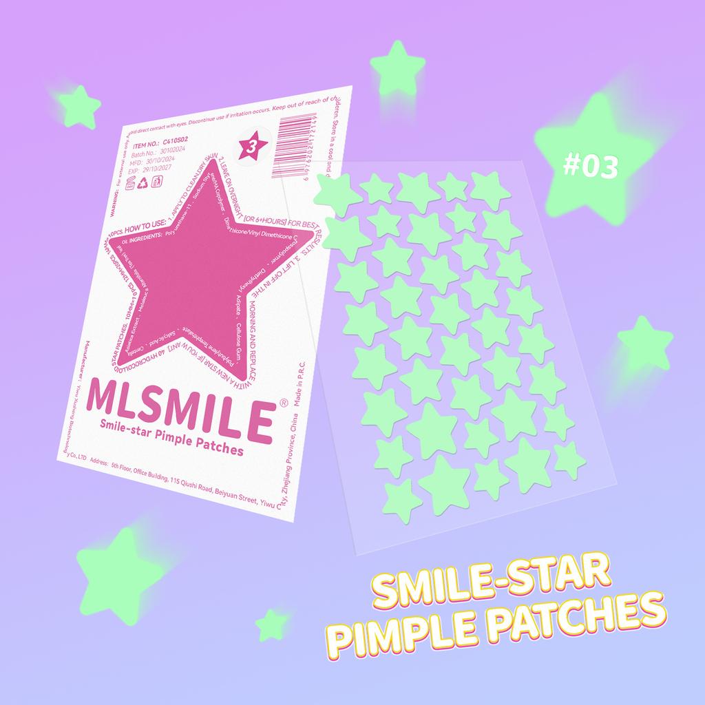 Гидроколлоидный пластырь от прыщей цветной пятиконечный звездный прозрачный невидимый восстанавливающий пластырь от прыщей