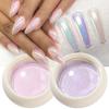 1Jar Pearl Effect Nail Powders Mirror Aurora Chrome Mermaid Nails Art Powder Rainbow AB Magic Mirror Pearl Shell Powder Supplies