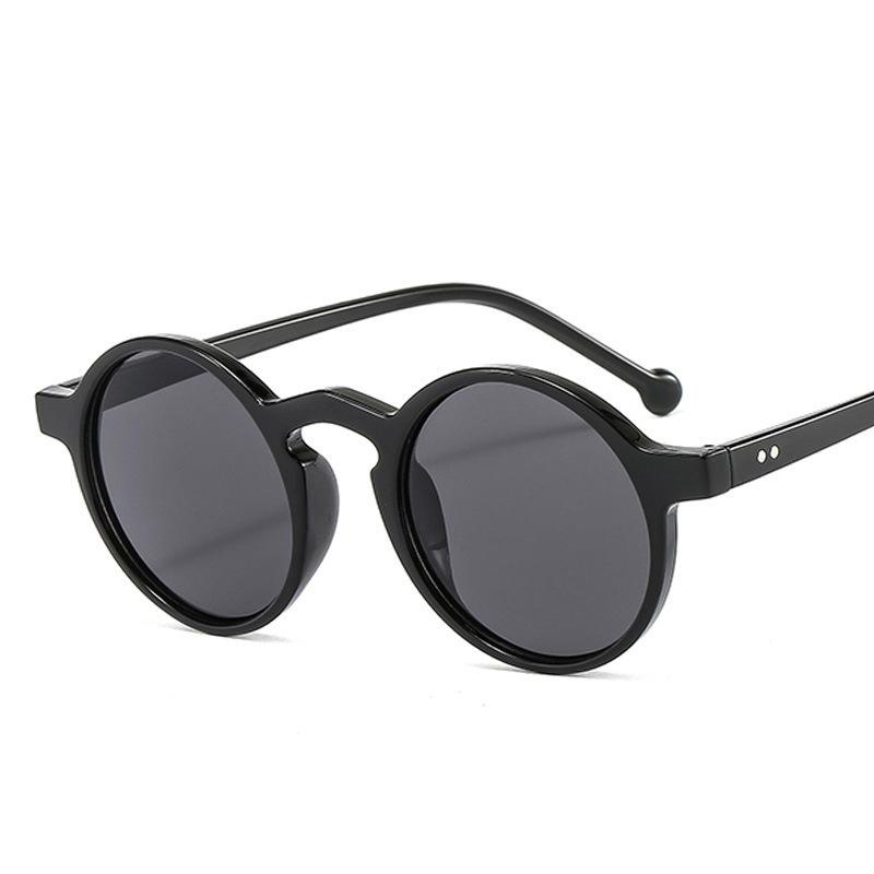 Round Shape Sunglasses Women Fashion Trendy Uv400 Protection Women'S Sunglass Stylish Outdoor Anti-Glare Man Sun Glass