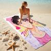 1pc KPop Demon Hunters31 Beach Towel, Comfortable and Thick, and Swimming/Bath/Picnic/Camping Towel, Suitable for Seaside Beaches
