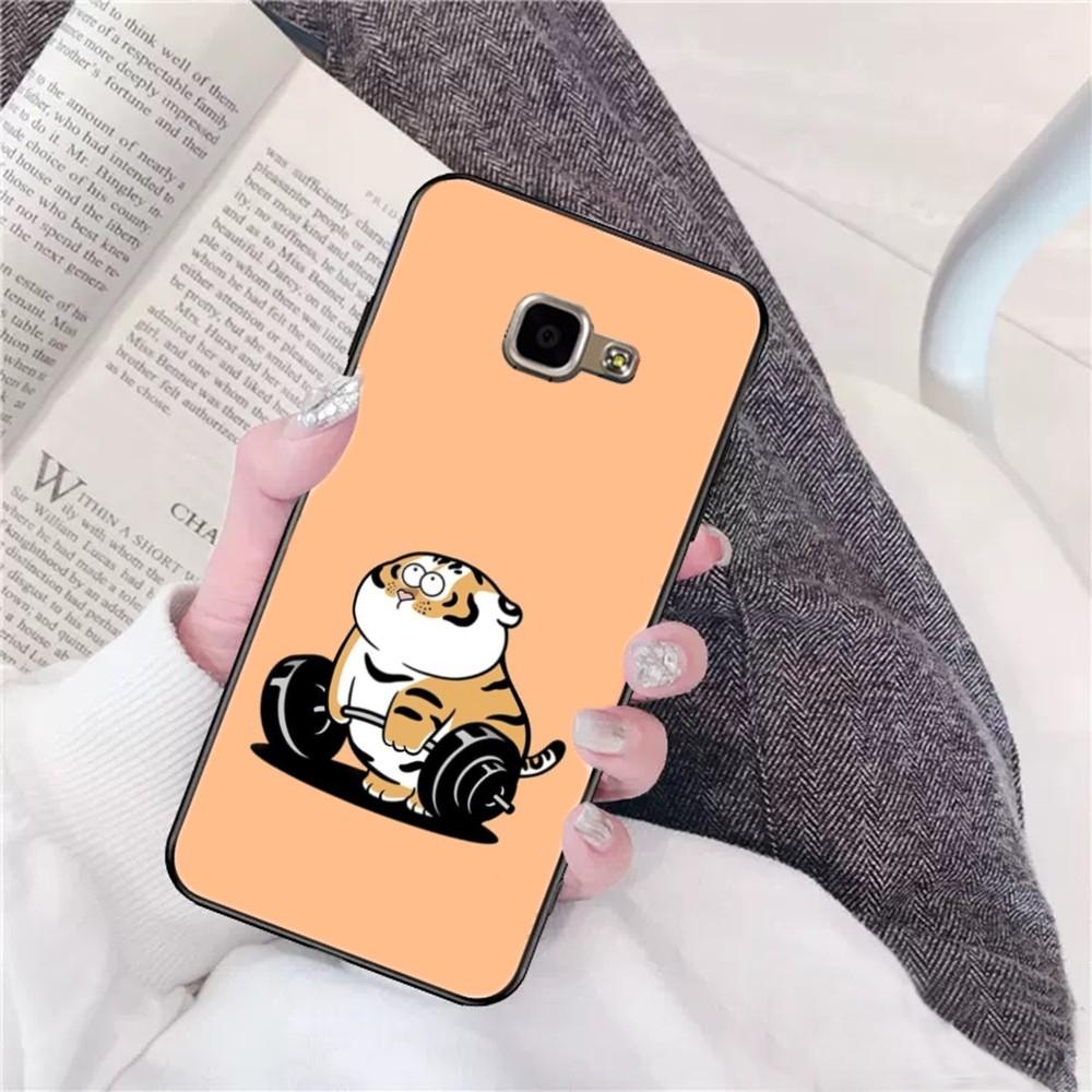 Чехол для телефона с мультяшным толстым тигром для Samsung A 10 11 12 13 20 21 22 30 31 32 40 51 52 53 70 71 72 73 91 13