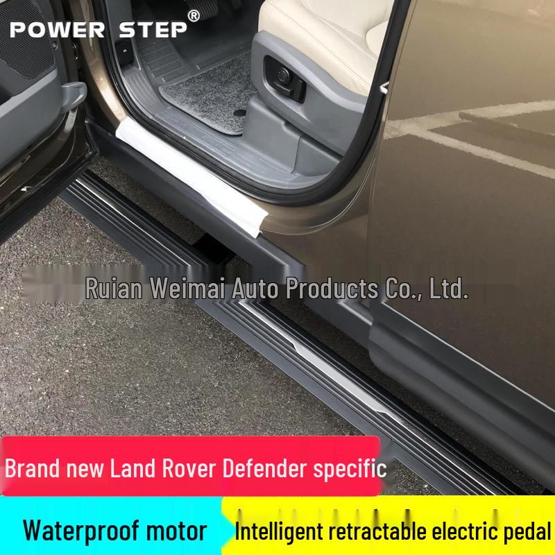 Электрическая выдвижная подножка для нового Land Rover Defender: Саморасширяющаяся внешняя педаль в оригинальном стиле