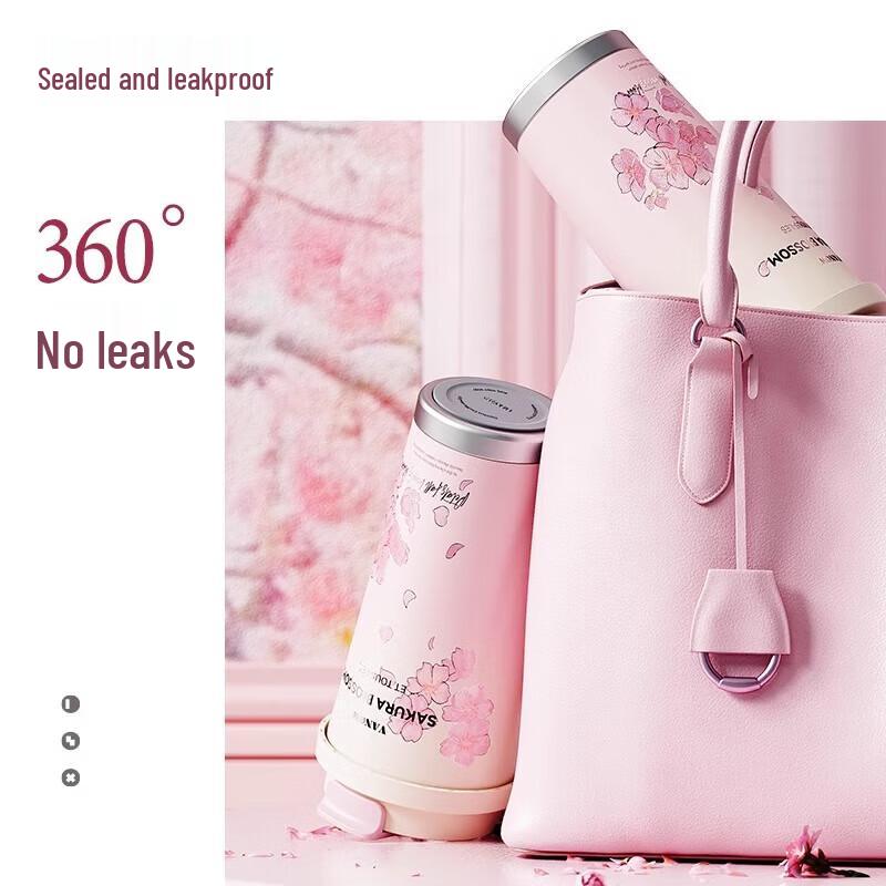 Vanow Cherry Blossom Insulated Coffee Mug