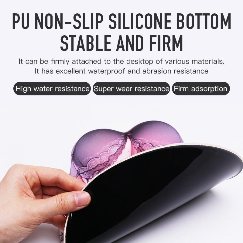 Sexy Mouse Pad For The Quintessential Quintuplets Nakano Anime 3D Breast Mousepad Wrist Rest Silicone Creative Mouse Mat