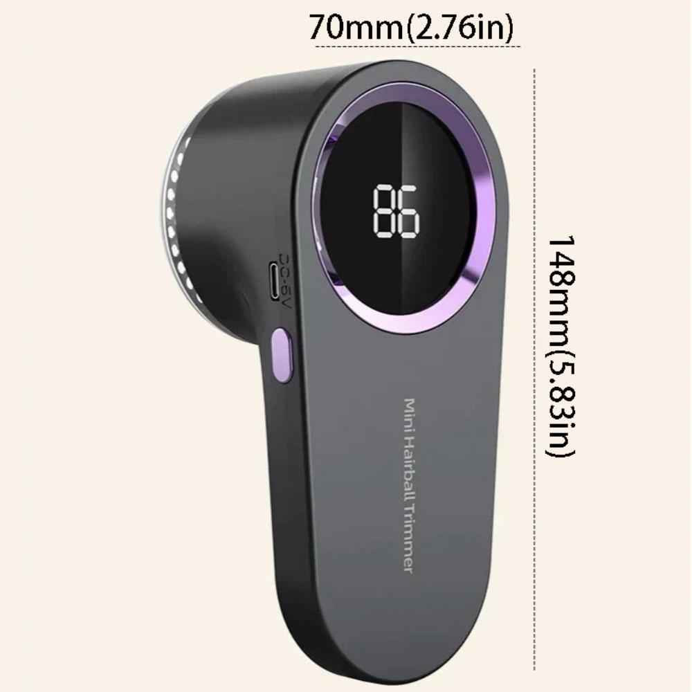 LED Display Fabric Shaver Rechargeable Electric Lint Shaver Pill Remover  Fabric Maintenance