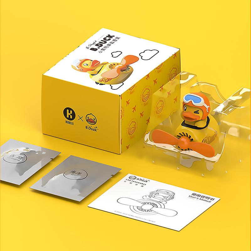 72KM Car Air Freshener Bear Pilot Auto Accessories Interior Perfume Diffuser Rotating Propeller Outlet Fragrance Magnetic