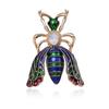 Dripping Bee Brooch Rhinestone Brooch Zircon Brooch Animal Cartoon Metal Brooch Pin