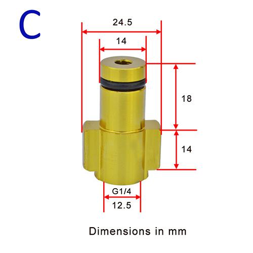 Пистолет для мойки высокого давления, байонетный соединитель, насадка для пены для снега, переходник насадки для пенопласта, переходник для мыльного пистолета