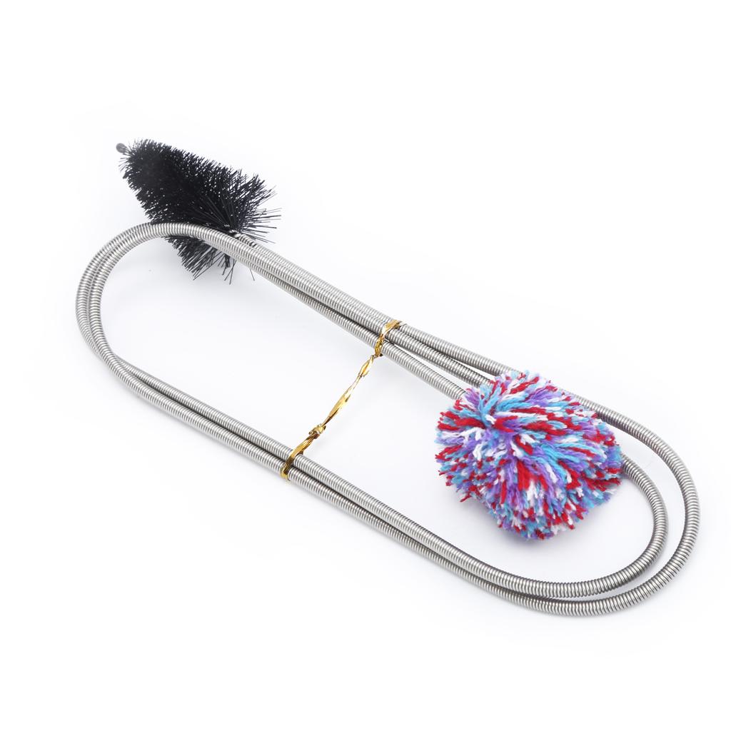 Гибкий очиститель-ершик Bore Snake с мундштуком для очистки инструмента саксофона