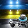 New Laser Lens Car H7 H11 Lens Headlight 12V H8 H9 9006 HB4 Led Fog Light Bulb Fog Lamp White Yellow Ice Blue Turbo Fog Light