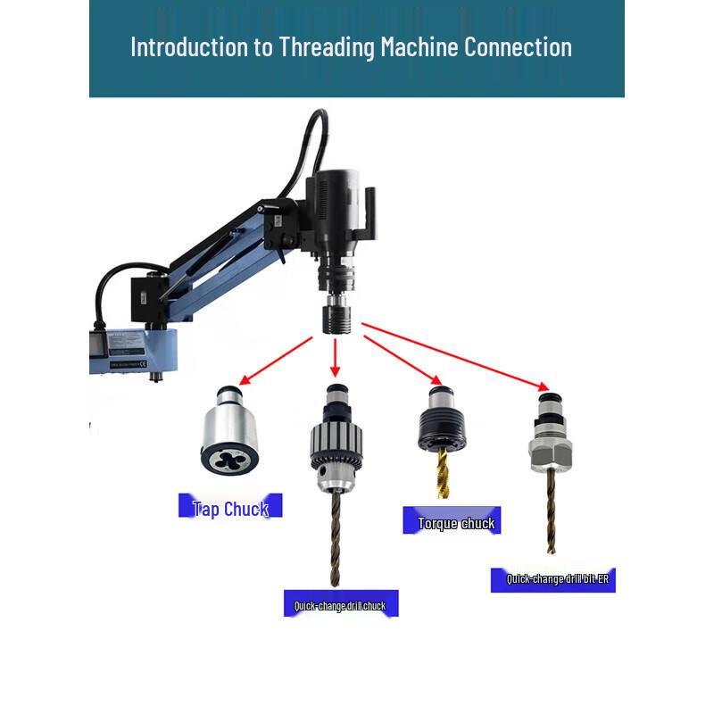 Jundingying Quick-Change Tapping Machine Drill Chuck Set