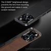 Кожаный чехол для iPhone 16 15 14 13 12 11 Pro Max Plus XS XR 16e Чехол Кожаный Матовый Мягкий Полная Защита Камеры Крышка Задняя Панель