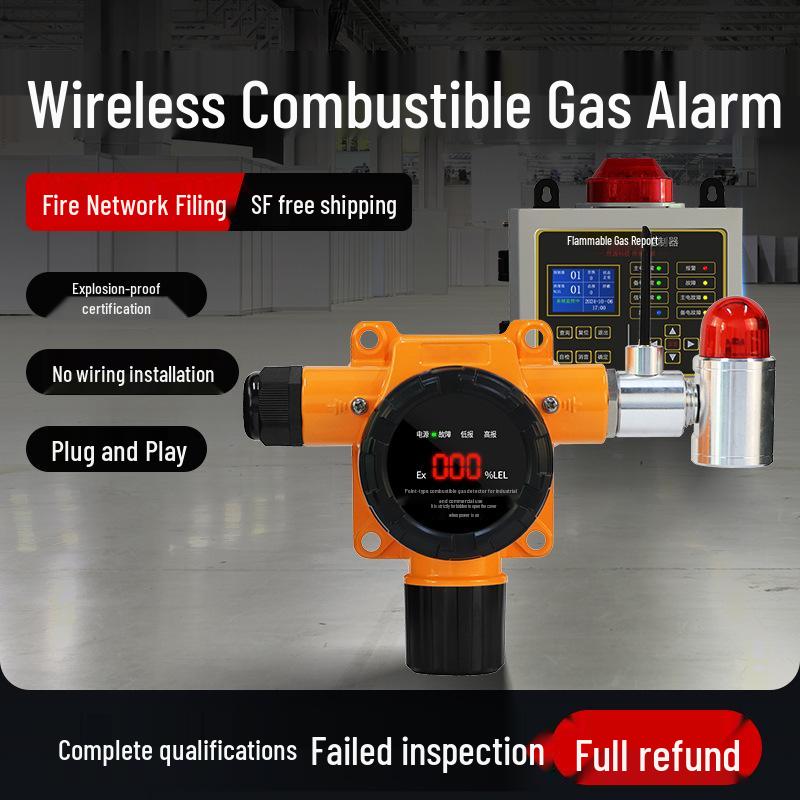 Industrial Flammable Gas Leak Detector for Natural and Liquefied Petroleum Gas