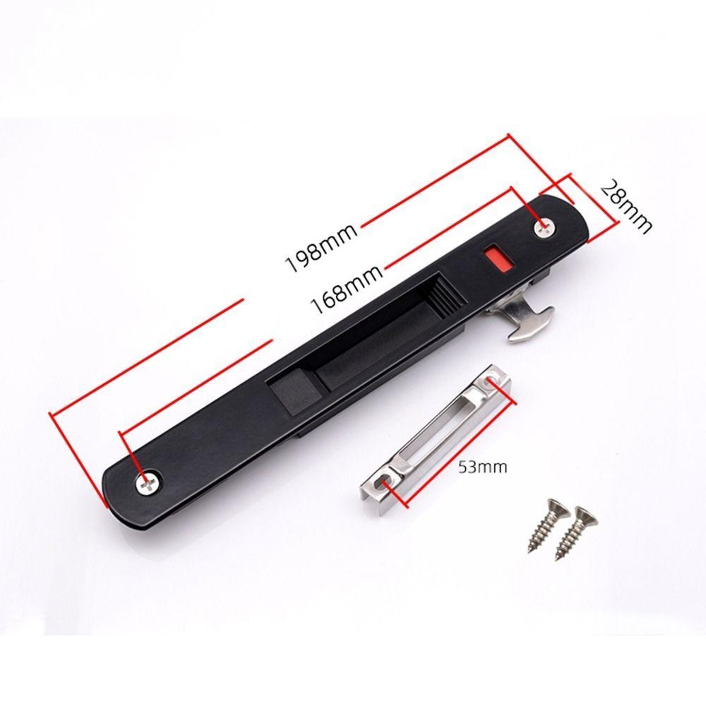 1 шт. раздвижная стеклянная дверь ручка для окна замок крючок стиль скрытого монтажа цинковый сплав прочный практичный раздвижная дверь раздвижное окно