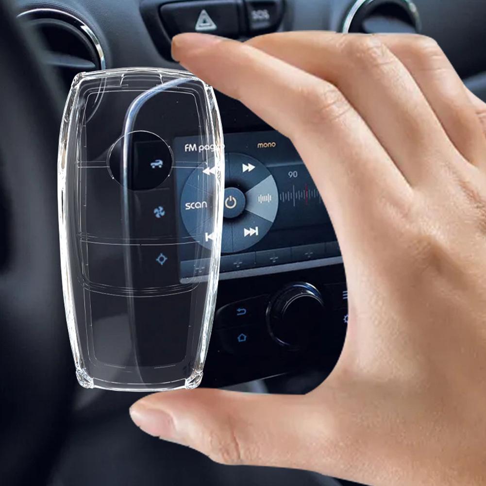 Прозрачный чехол для ключей из ТПУ для Mercedes Benz ECS GLC Class E200 E400 E63 W213 S550 S560 C260 A200, защитная оболочка для ключей