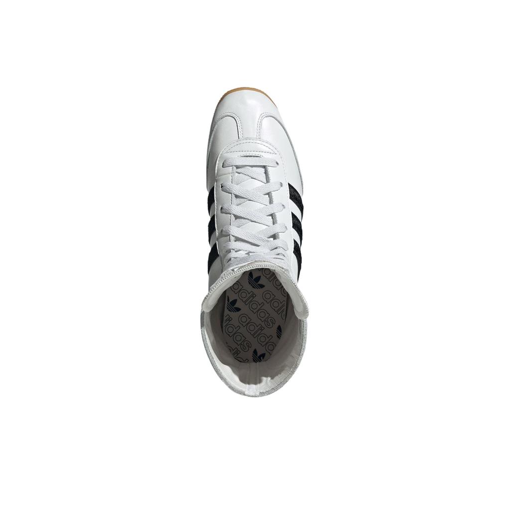 Adidas Originals Japan Wrestling Boots Comfortable Versatile High-Top Lifestyle Casual Shoes Women Boots White Black JQ9675