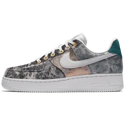 Женские кроссовки Air Force 1 Low из металлизированной кожи AO1017-100
