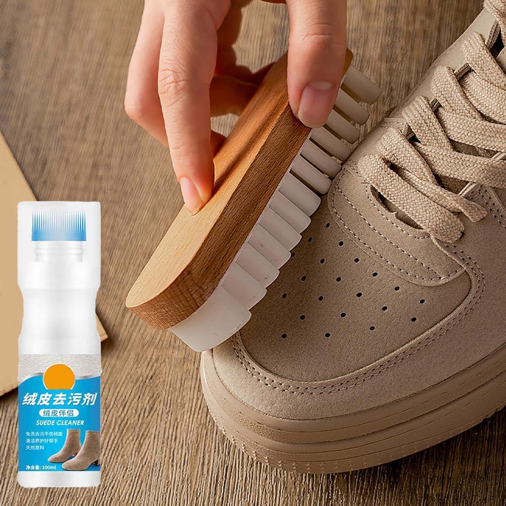 Leather Shoes Suede Brush Rubber Brush Special Eraser Cleaning Anti-sucker Velvet Shoe Brush Suede Rhubarb Boots Brush 100ml