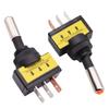 5/10pcs 12mm Auto Car LED Illuminated Toggle Switch ASW-15D SPST 2 Position 3pin ON OFF 12V 24V DC Red Green Blue Yellow White