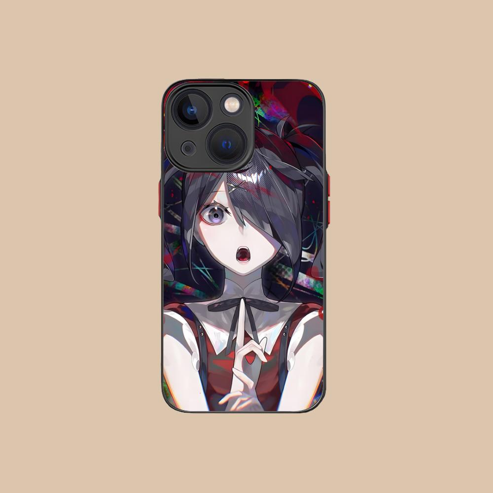 Needy Girl Ame-chan Rain Phone Case for iPhone 16 15 14 13 12 11 X XR XS 8 7 Pro Max Plus Mini Colour Printing Silicone Luxury