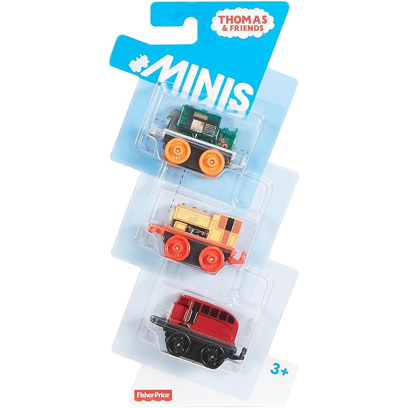 Minis 10 Томас и его друзья игрушечные поезда (3 шт.)