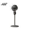 Home Cooling Fan Mini Floor Fan, Portable USB Air Circulation for Office, 3 Living Room Speed Quiet Stand with 5m Airflow, Wide Angle Oscillating