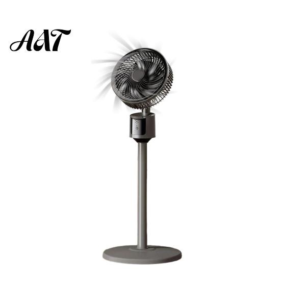 Home Cooling Fan Mini Floor Fan, Portable USB Air Circulation for Office, 3 Living Room Speed Quiet Stand with 5m Airflow, Wide Angle Oscillating