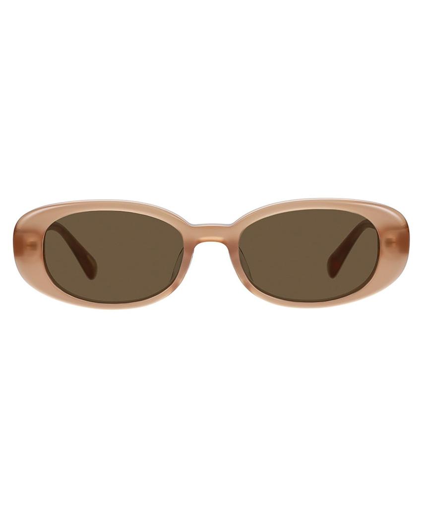 Овальные солнцезащитные очки UNITED ARROWS Цветные толстые УФ-защита унисекс [Zoff] (Коричневый, ZA261G05_42C1) - линзы, оправа, стильные, защита, унисекс, мужские, женские,