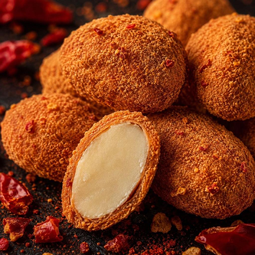 HBAF ГОРЯЧИЙ И ПЕРЧЕНЫЙ МИНДАЛЬ С КУРИЦЕЙ 35 г