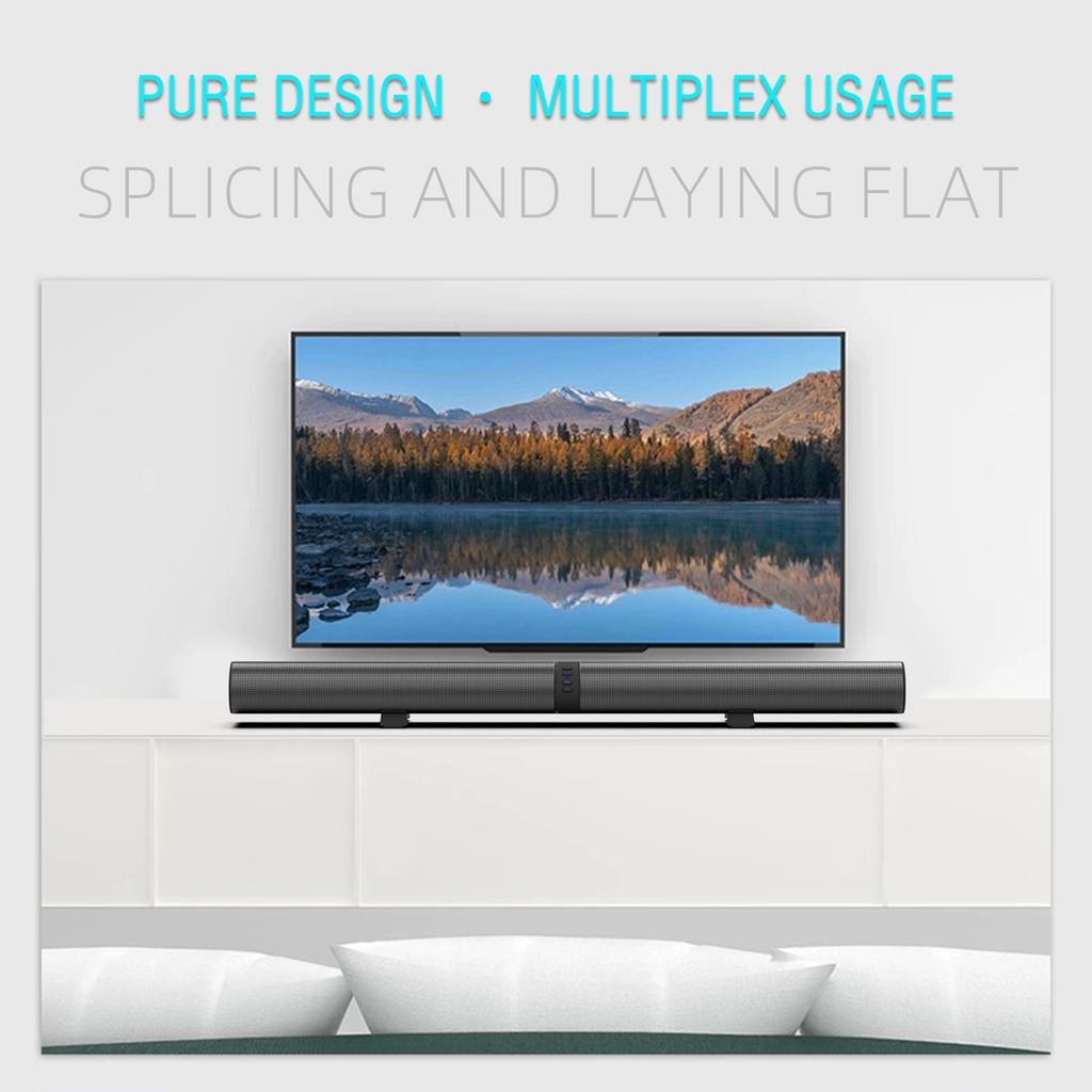 BS-56 TV Computer Desktop BT Stereo Detachable Wireless Soundbar Ultra-loud Stage Stereo Space