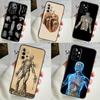 Чехол с анатомией человека для Samsung Galaxy A54 A34 A14 A13 A33 A53 A12 A32 A52 A71 A51 A15 A25 A35 A55