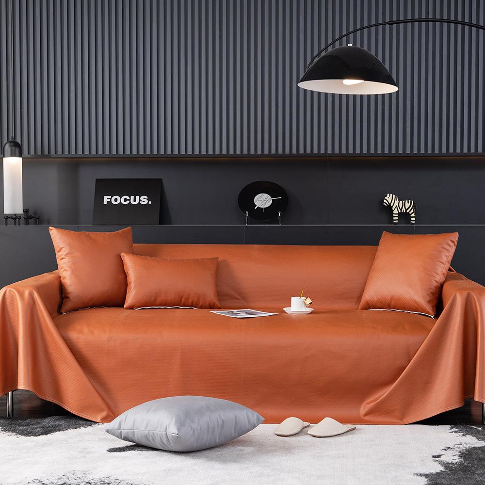 Простое водонепроницаемое полотенце для дивана, новое устойчивое к моче, против царапин, универсальное шерстяное полотенце Four Seasons с антипригарным покрытием, чехол для дивана, полотенце из искусственной кожи, осень и зима