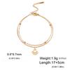 Charm Animal Dragonfly Pendant Double Layer Bracelet for Woman Wedding Stainless Steel Bracelets Engagement Fashion Jewelry