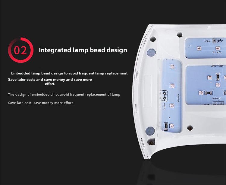 УФ-лампа для ногтей Quick-Dry SUN мощностью 48 Вт — без затемнения рук