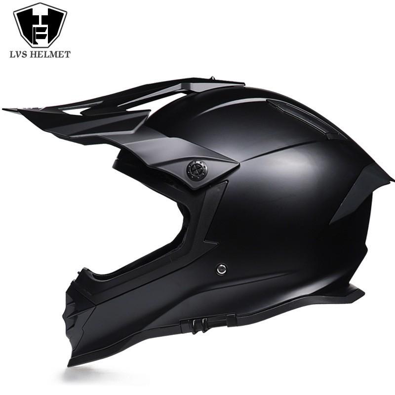 Full Face Motorcycle Helmet With Dual Visors Off-Road Rally Road Riding Unisex Adult ABS In Multiple Colors