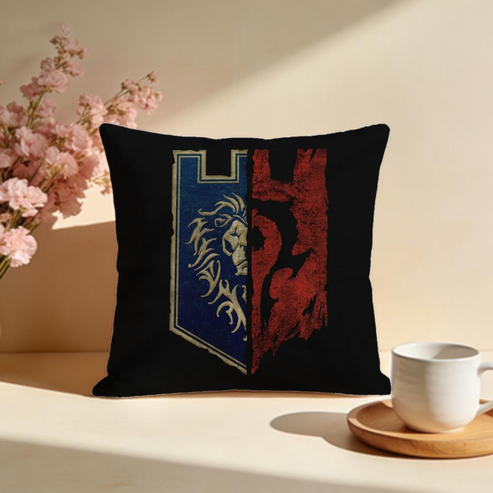 Stylish WWorld of Warcraft WOWable Cushion Cover Stylish Washable Pillow Cover Ideal for Couch Bedroom Car Decoration