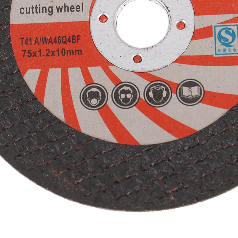 5шт мини-отрезной диск круглый шлифовальный круг из смолы шлифовальный диск 75 мм