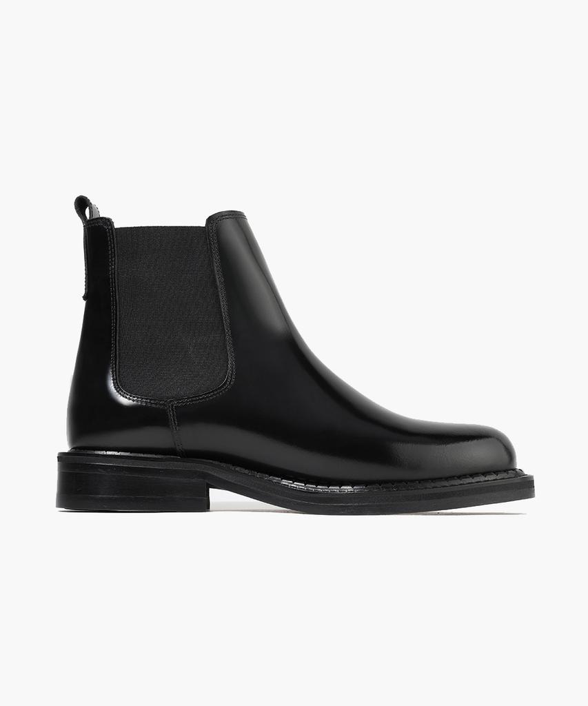 Firenze Atelier [Vibram] Double Welt Rubber Sole Basic Chelsea Boots 9724 [Black Box]