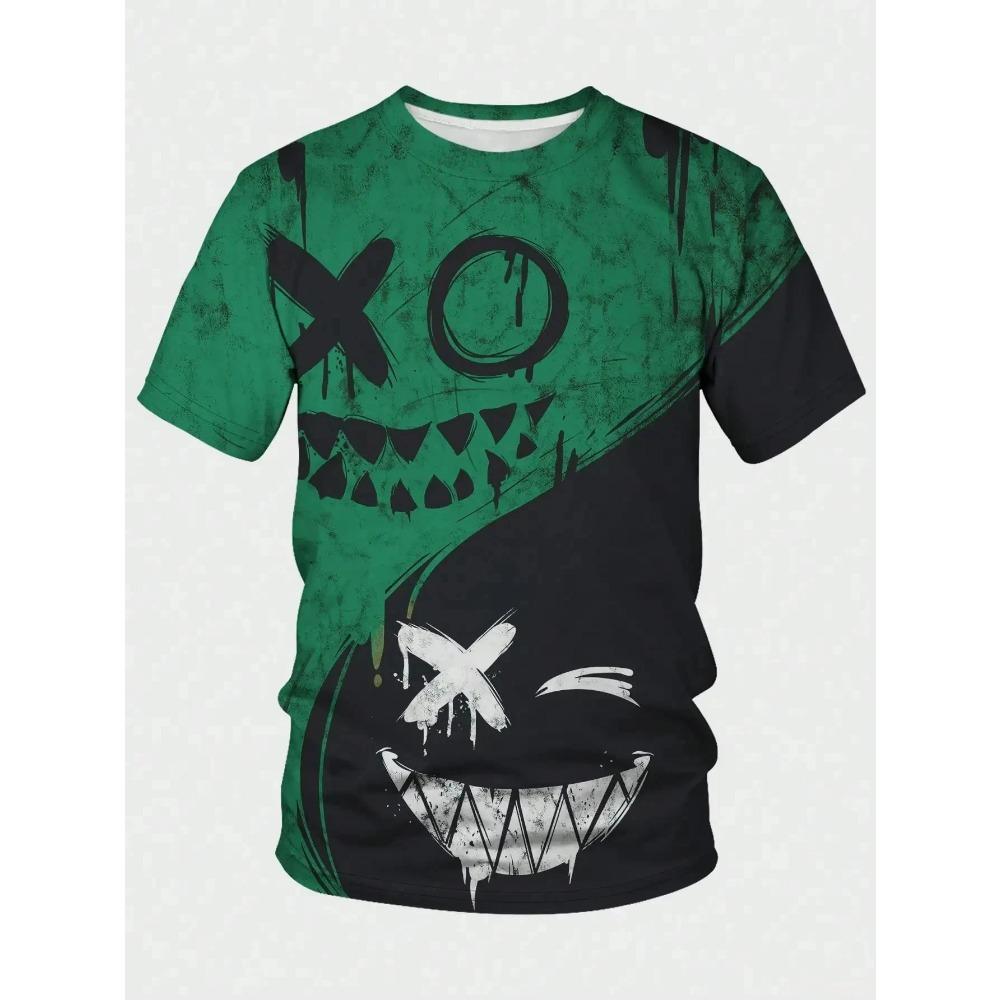 Street Fashion T-Shirt For Kids Short Sleeve Hip Hop Print Tee Shirt Boys T Shirt Pullover Girl Clothing