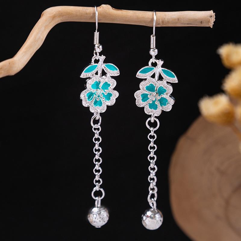 Bohemian Tassel Earrings Retro Ethnic Style Earrings Personalized Temperament Earrings