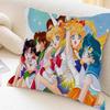 Аниме-наволочка с изображением Сейлор Мун (R-роль), Сейлор Мун (Sailor, M-Moon), мультяшный подарок, чехол для подушки, декор для спальни, дома, дивана, кресла.