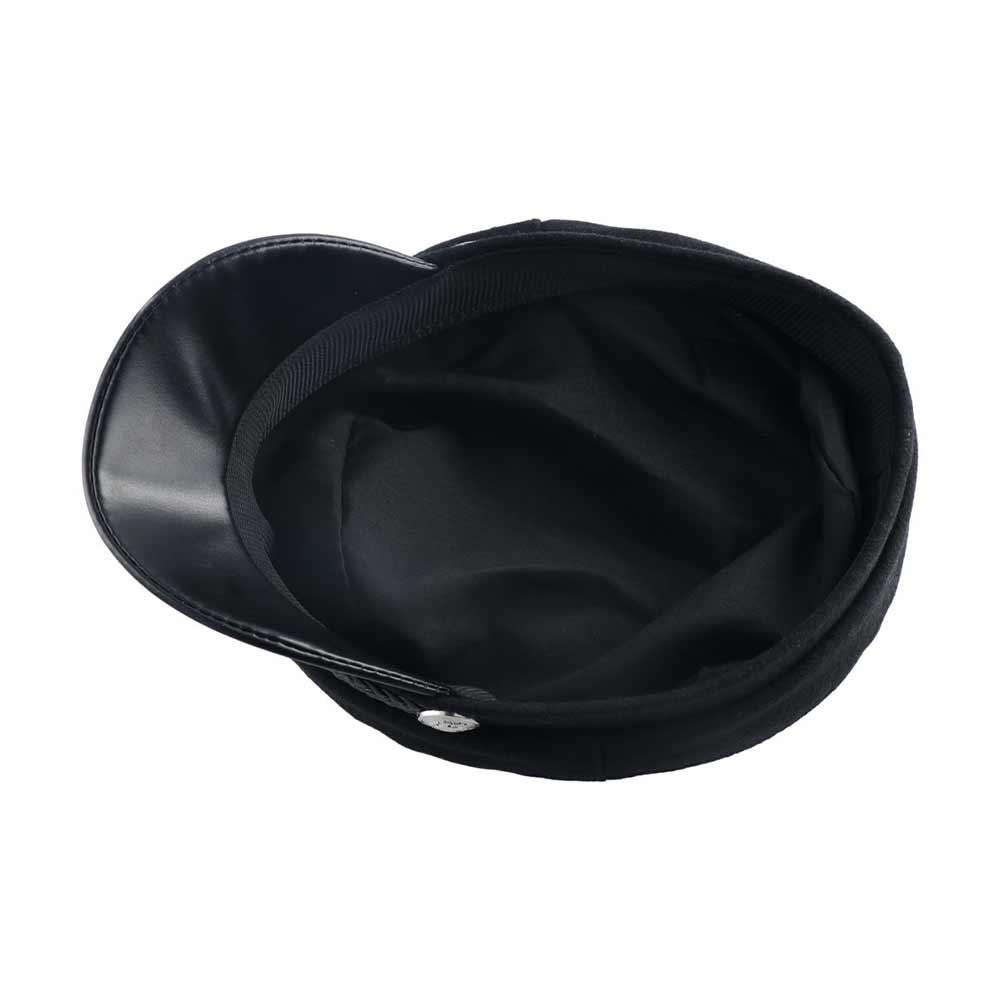 Travel Cadet Black Flat Top Women Men Spring Autumn Hat Octagonal Hat Sailor Hats Beret Caps