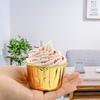 TG79053 LED CANDLE INSERT BATTERY-OPERATED GLITTER CANDLE 18CM for cemetery